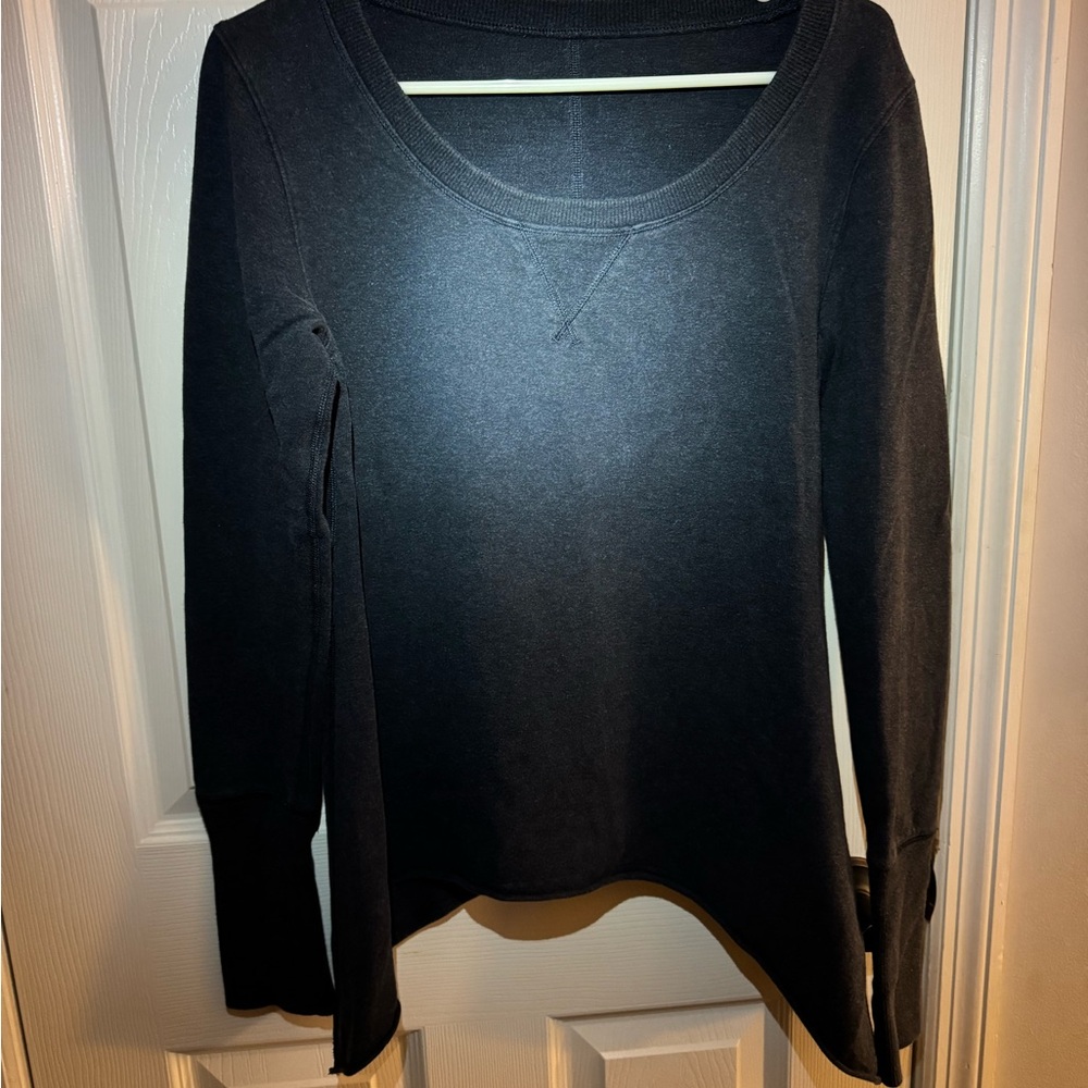 lululemon athletica point hem Sweatshirt